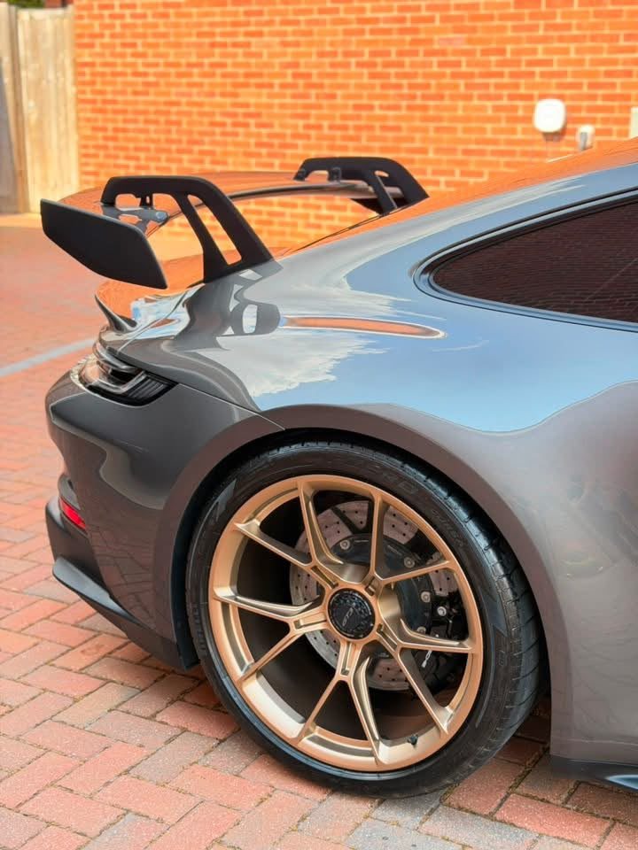 Porsche 911 GT3 shown in the supplied ceramic coating photos