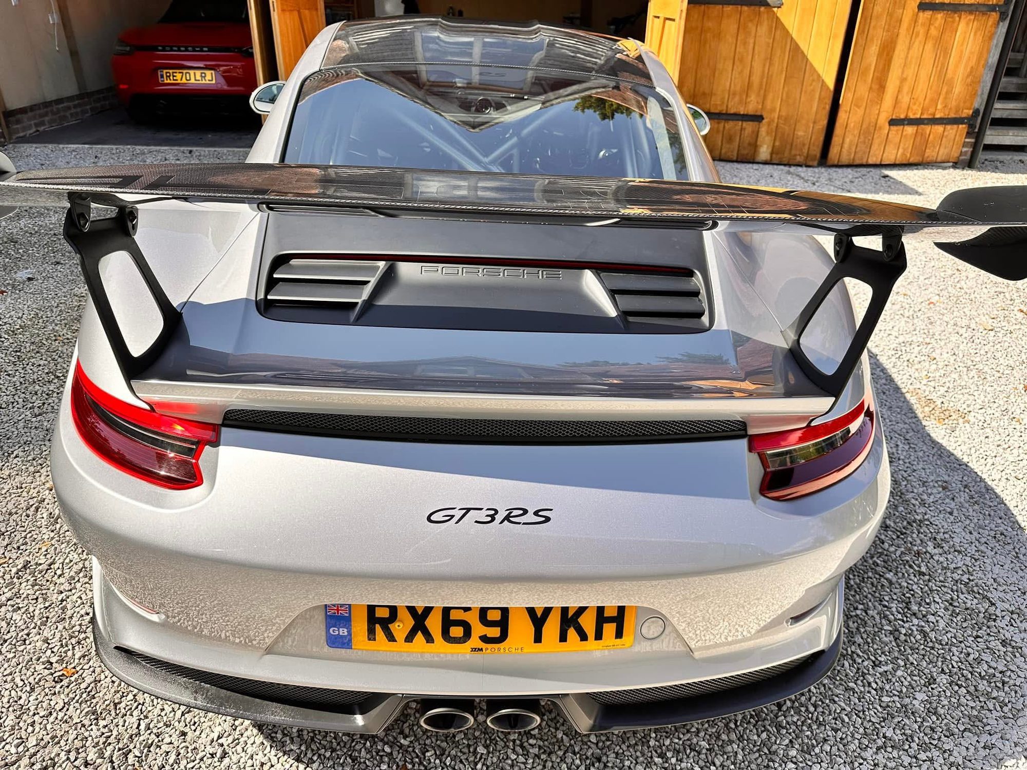 Porsche 911 GT3 RS shown in the supplied paint correction photos