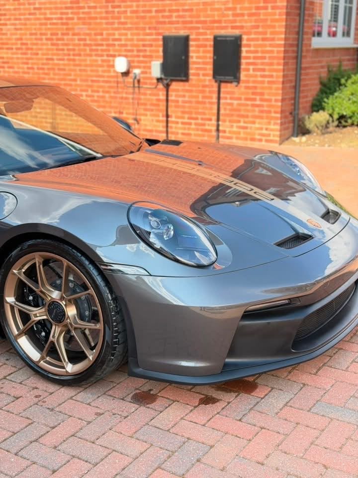Porsche 911 GT3 shown in the supplied ceramic coating photos