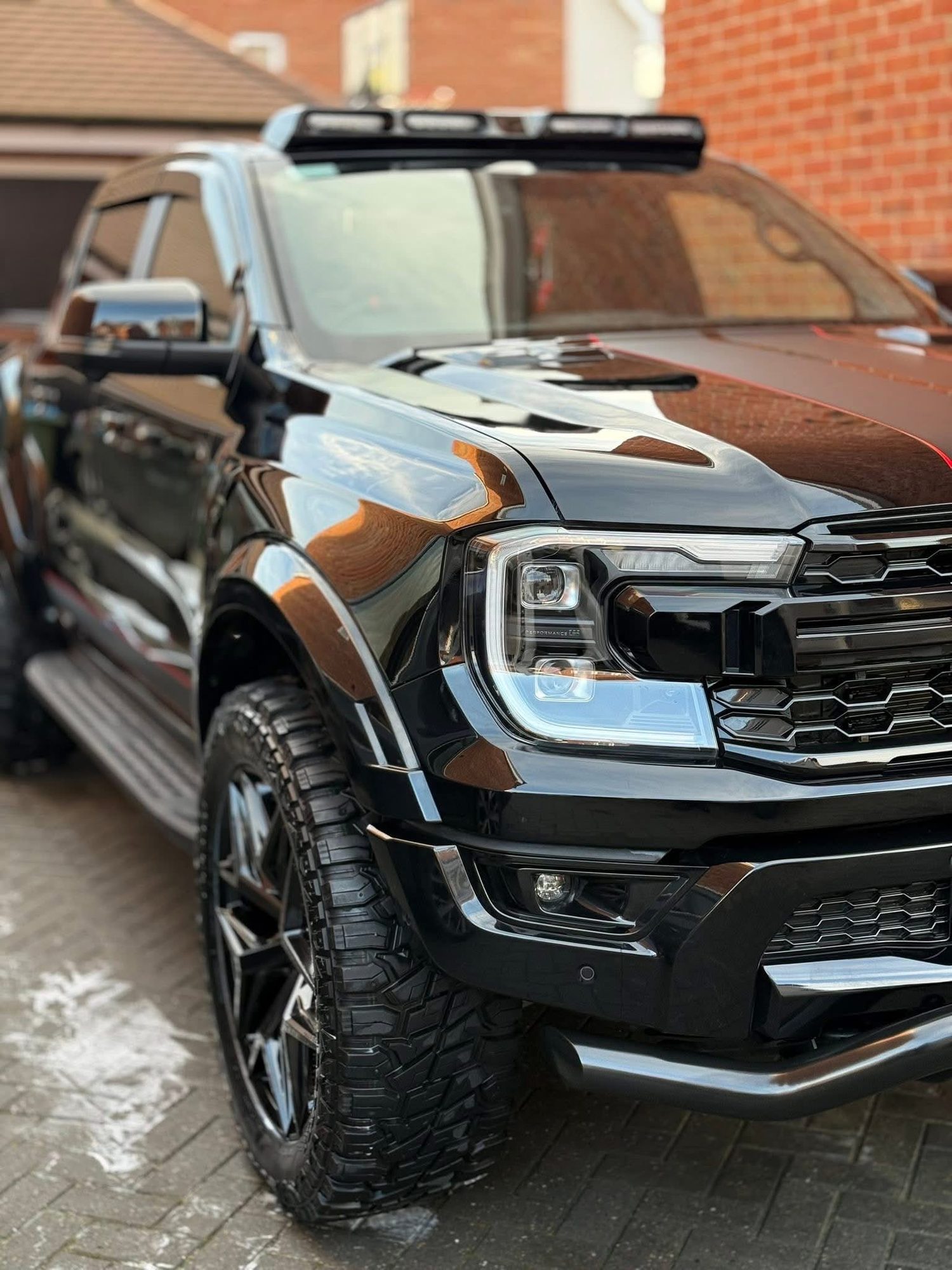 Ford Ranger Raptor shown in the supplied mobile car valeting photos