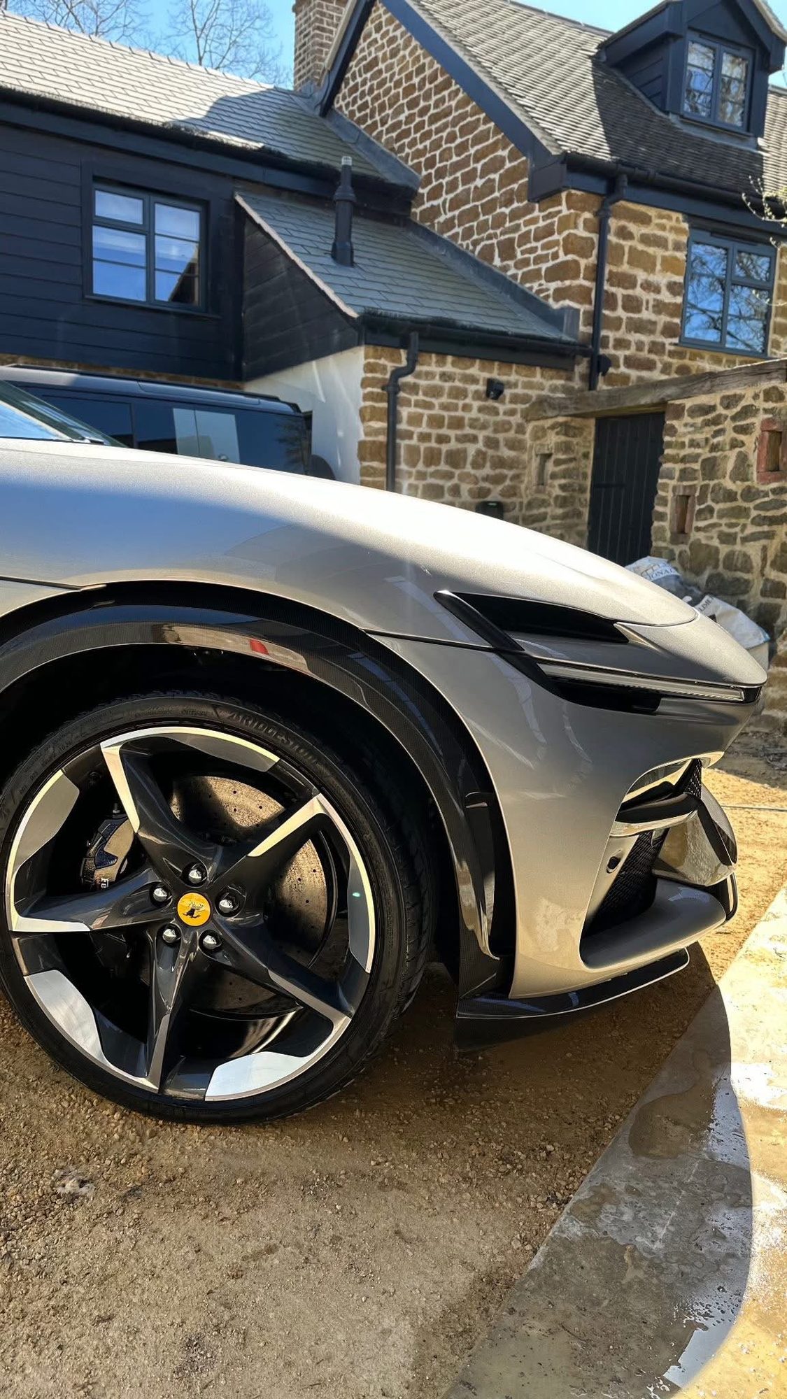 Ferrari Purosangue shown in the supplied mobile car valeting photos