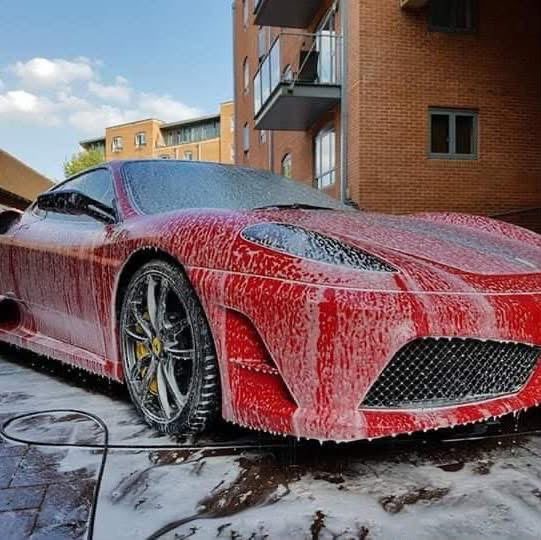 Ferrari F430 Snow Foam shown in the supplied deep cleans photos
