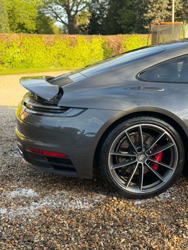 Porsche 911 shown in the supplied ceramic coating photos