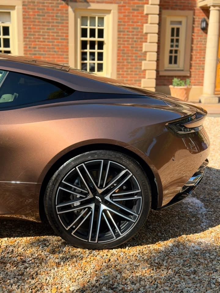 Aston Martin DB12 shown in the supplied machine polishing photos